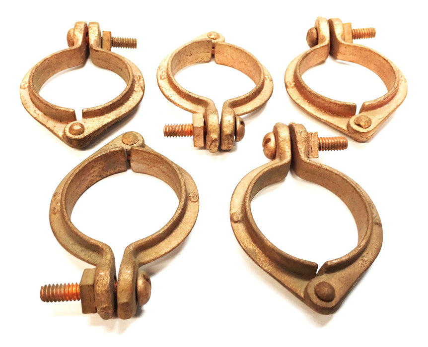 F&M 1-1/4" Hinged Split Ring Pipe Hanger 114 [Lot of 5] NOS