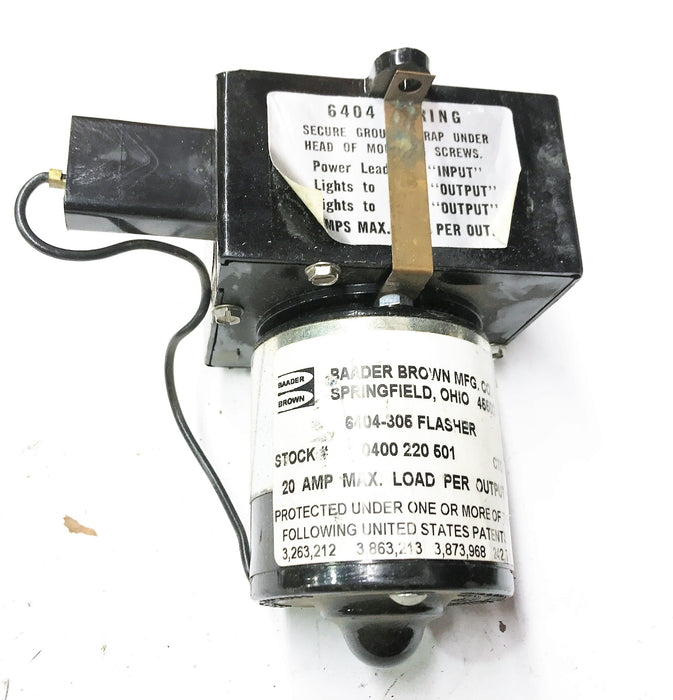 Baader Brown Flasher Assembly 6404-305 NOS