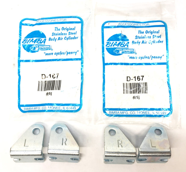 Bimba Hardware Bracket D-167 [Lot of 2] NOS