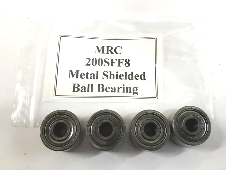 MRC Metal Shielded Ball Bearing 200SFF8 [Lot of 4] NOS