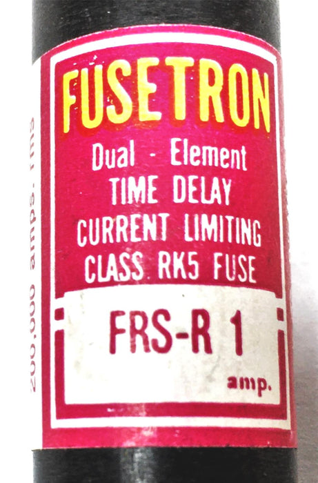 Bussman Fusetron 600 V Dual Element Time Delay Fuse 10 Piece Set FRS-R-1 NOS