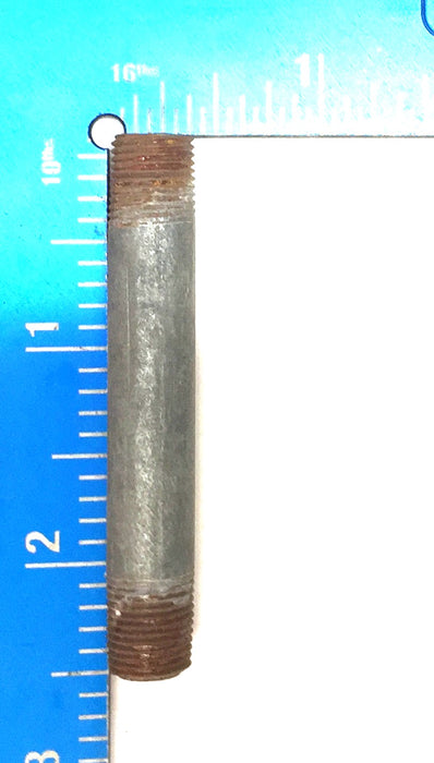 UNBRANDED 1/8" X 2-1/2"Galvanized Nipple [Lot of 13] NOS
