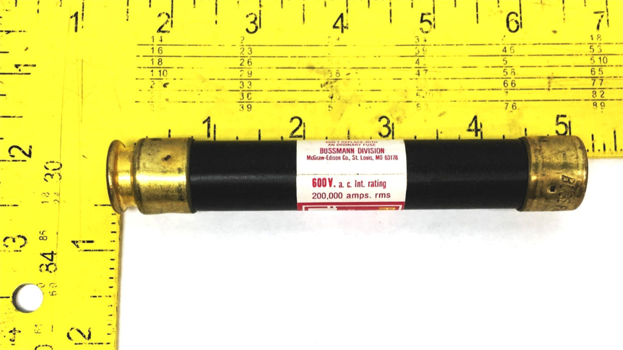 Bussman Fusetron 600 V Dual Element Time Delay Fuse 10 Piece Set FRS-R-1 NOS
