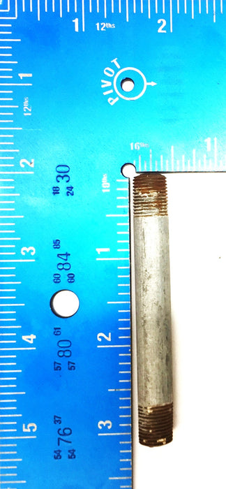 UNBRANDED 1/8" X 3" Galvanized Nipple [Lot of 11] NOS