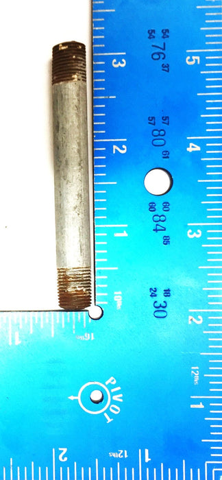 UNBRANDED 1/8" X 3" Galvanized Nipple [Lot of 11] NOS