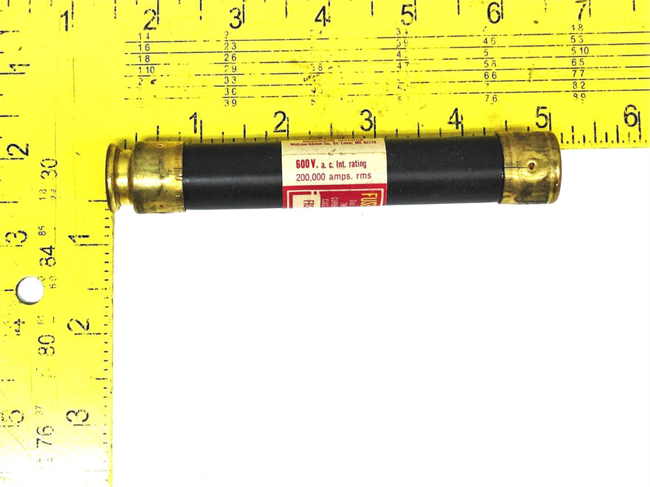 Bussman Fusetron 600 V Dual Element Time Delay Fuse FRS-R-1-1/4 [Lot of 8] NOS