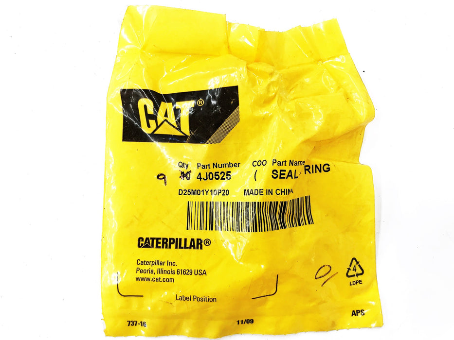 CAT "O" Ring Seal 4J0525 [Lot of 9] NOS