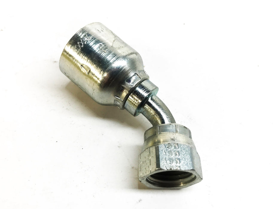 JCV ORFS 5-16" (43-4) Flanged Swivel Hose Fitting J743 [Lot of 3] NOS