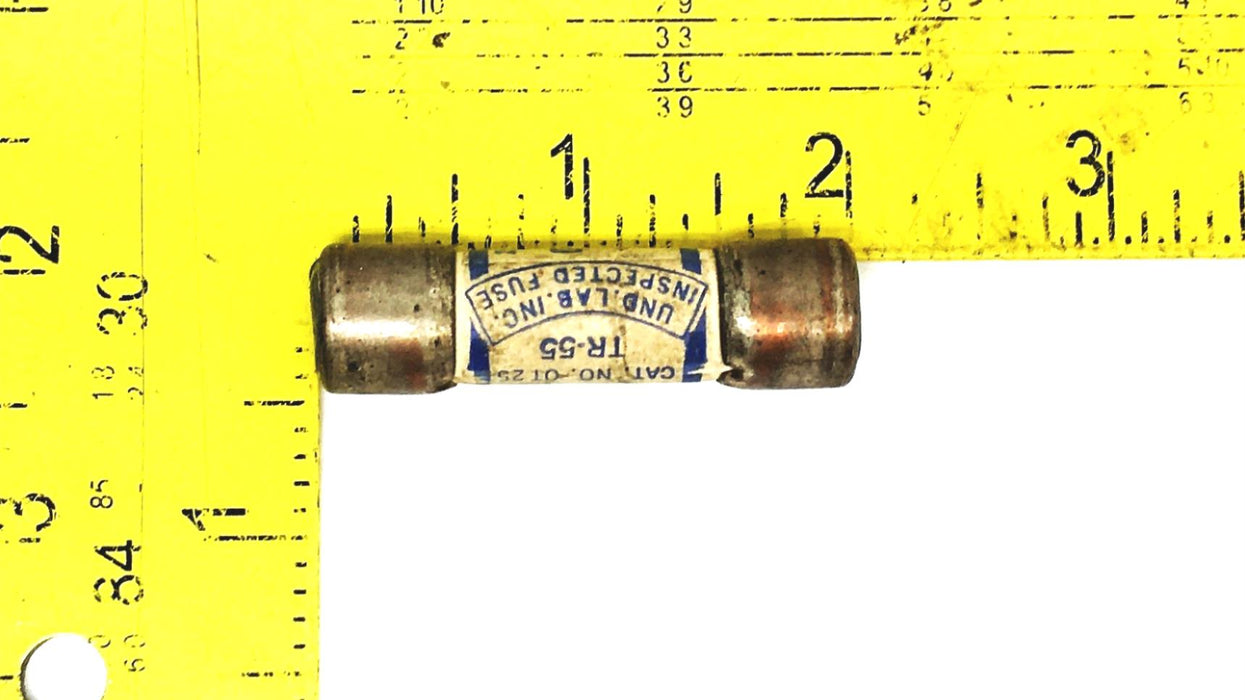 Shawmut One-Time 250 Volt Fuse 25 Amp [Lot of 6] NOS