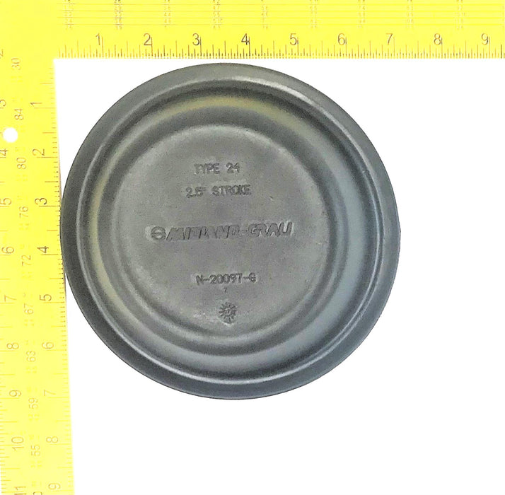 MIDLAND-GRAU TYPE 24 2.5" STROKE BRAKE DIAPHRAGM N-20097-G [LOT OF 3] NOS