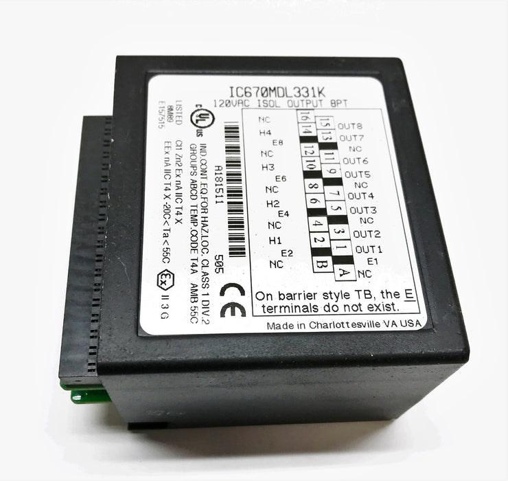 GE/Fanuc Isolated Relay IC670MDL331K
