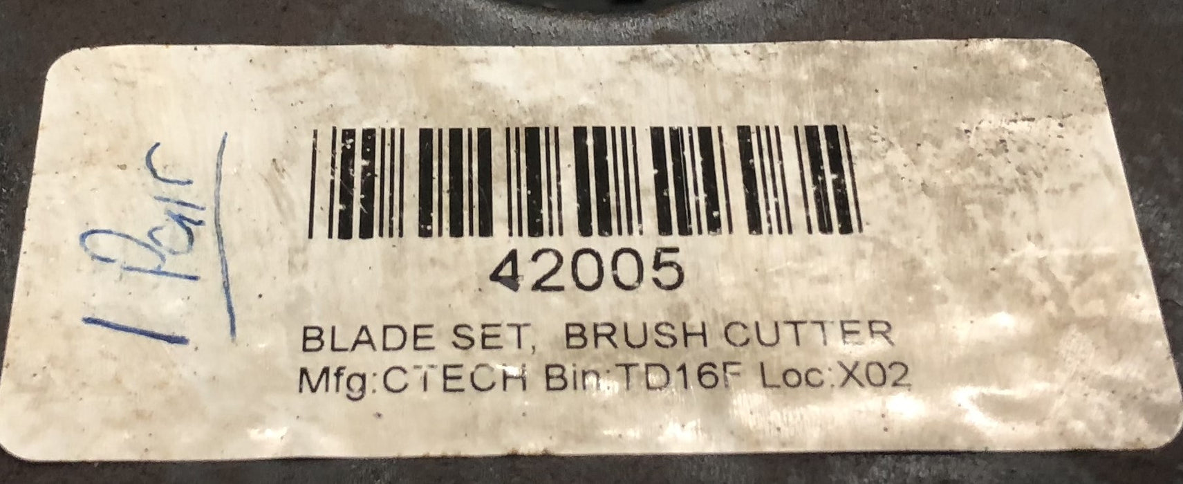 Ctech Brush Cutter Blade Set (2 Pieces) 2649451 (42005) NOS