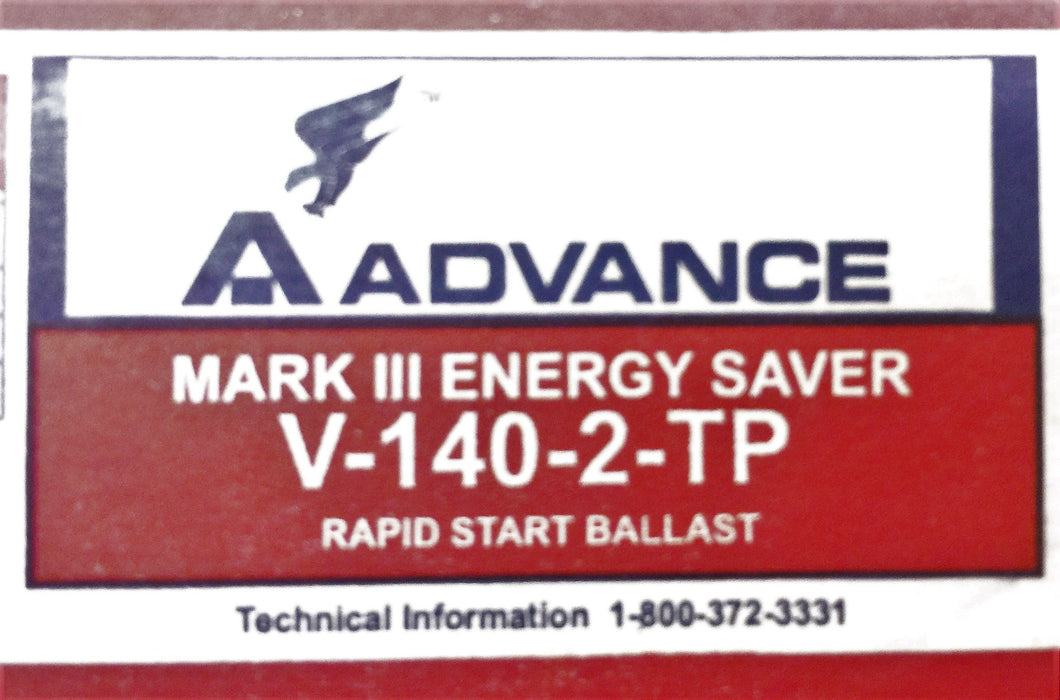 Advance Rapid Start Ballast V1402TP (6V950) NOS