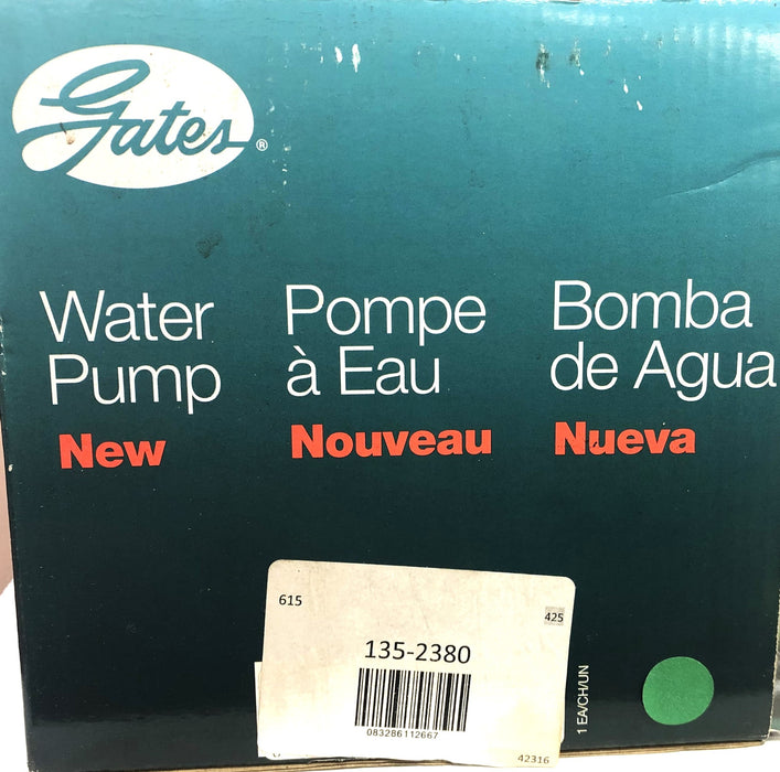 Gates Water Pump 42316 NOS