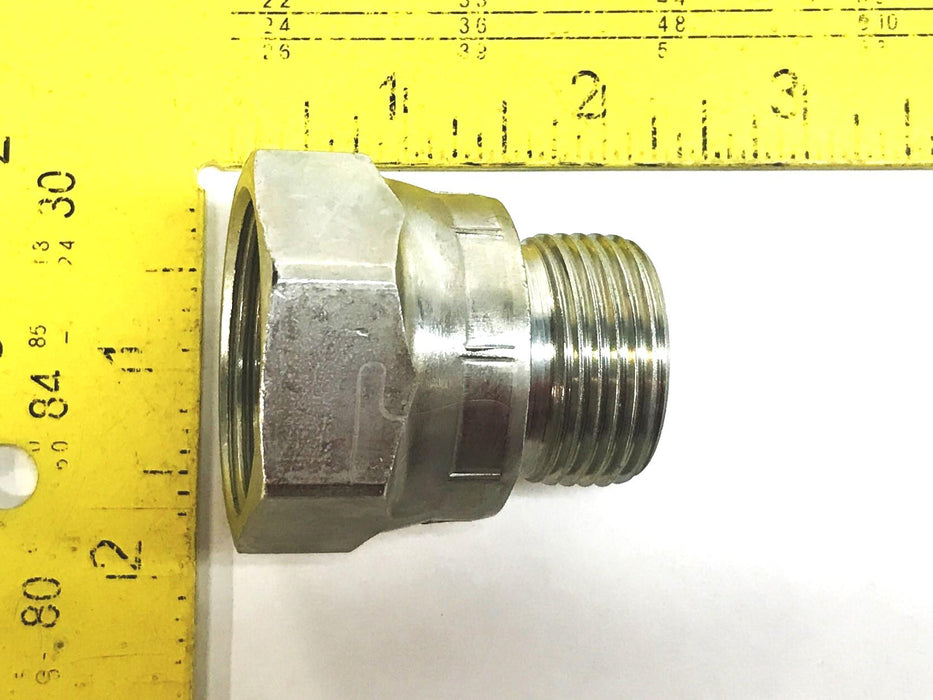 Unbranded 1" Male x 1-1/4 Female Straight Swivel Adaptor [Lot of 2] NOS