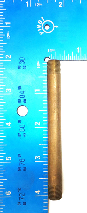 UNBRANDED 1/8" x 4" Brass Nipple [Lot of 7] NOS