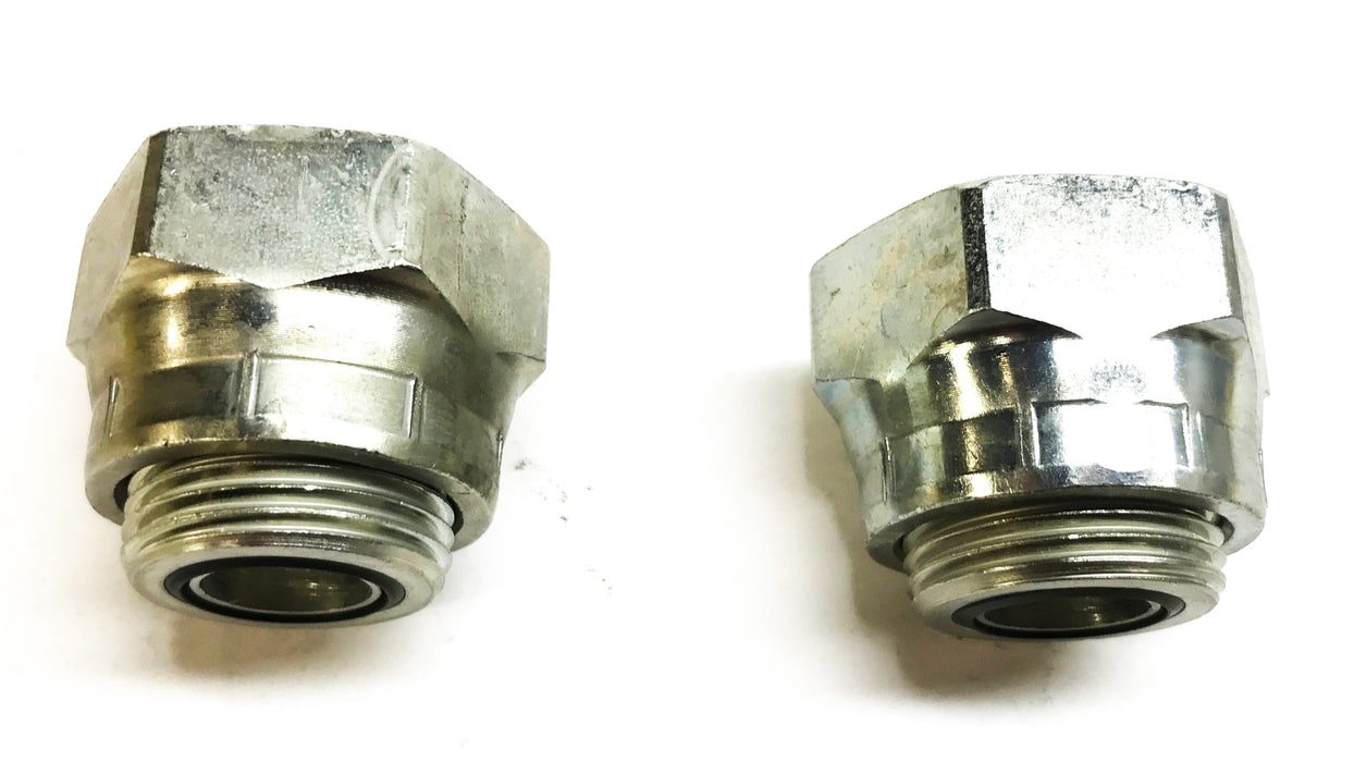 Unbranded 1" Male x 1-1/4 Female Straight Swivel Adaptor [Lot of 2] NOS
