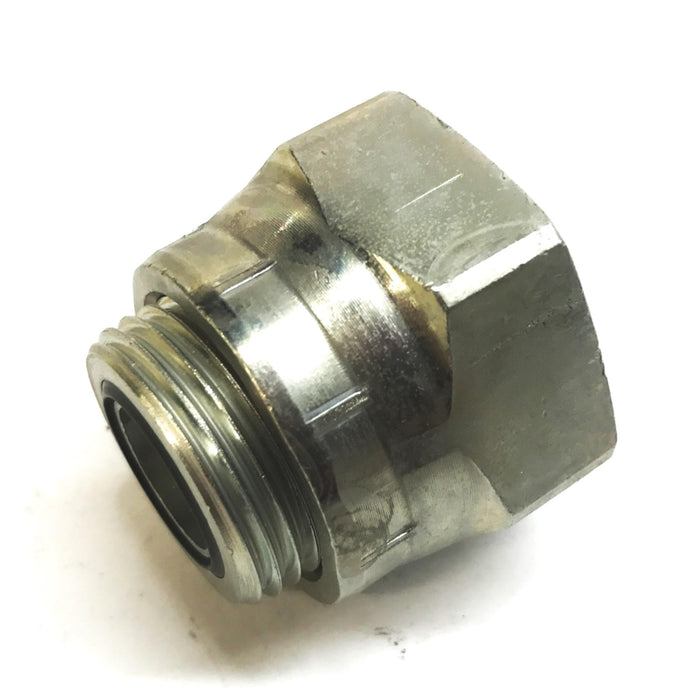 Unbranded 1" Male x 1-1/4 Female Straight Swivel Adaptor [Lot of 2] NOS