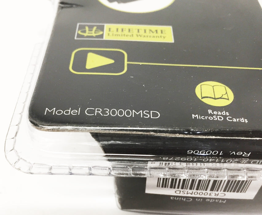 Gear Head Black Digital Micro SD Card Reader CR3000MSD [Lot of 2] NOS