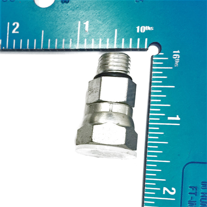 Unbranded Adapter SAE-4 with O-Ring-1/4 NPT-F [Lot of 9] NOS