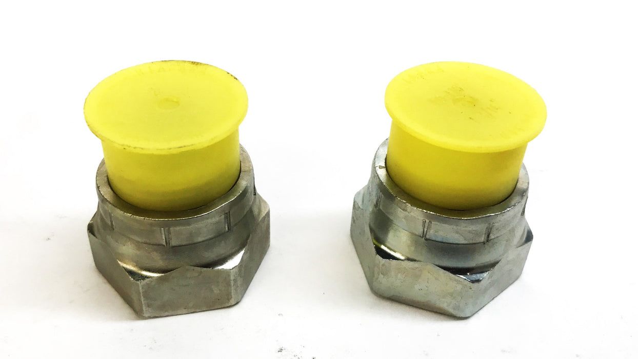 Unbranded 1" Male x 1-1/4 Female Straight Swivel Adaptor [Lot of 2] NOS
