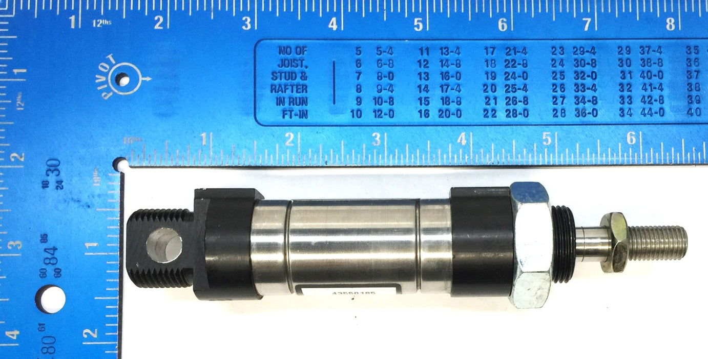 Joucomatic Pneumatic Standard Round Cylinder 43550185 C25 AS 15 NOS