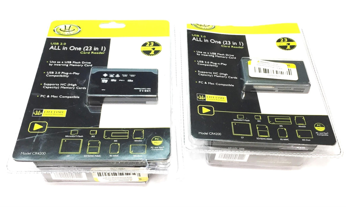 Gear Head 23 in 1 Digital Card Reader CR4200 [Lot of 2] NOS