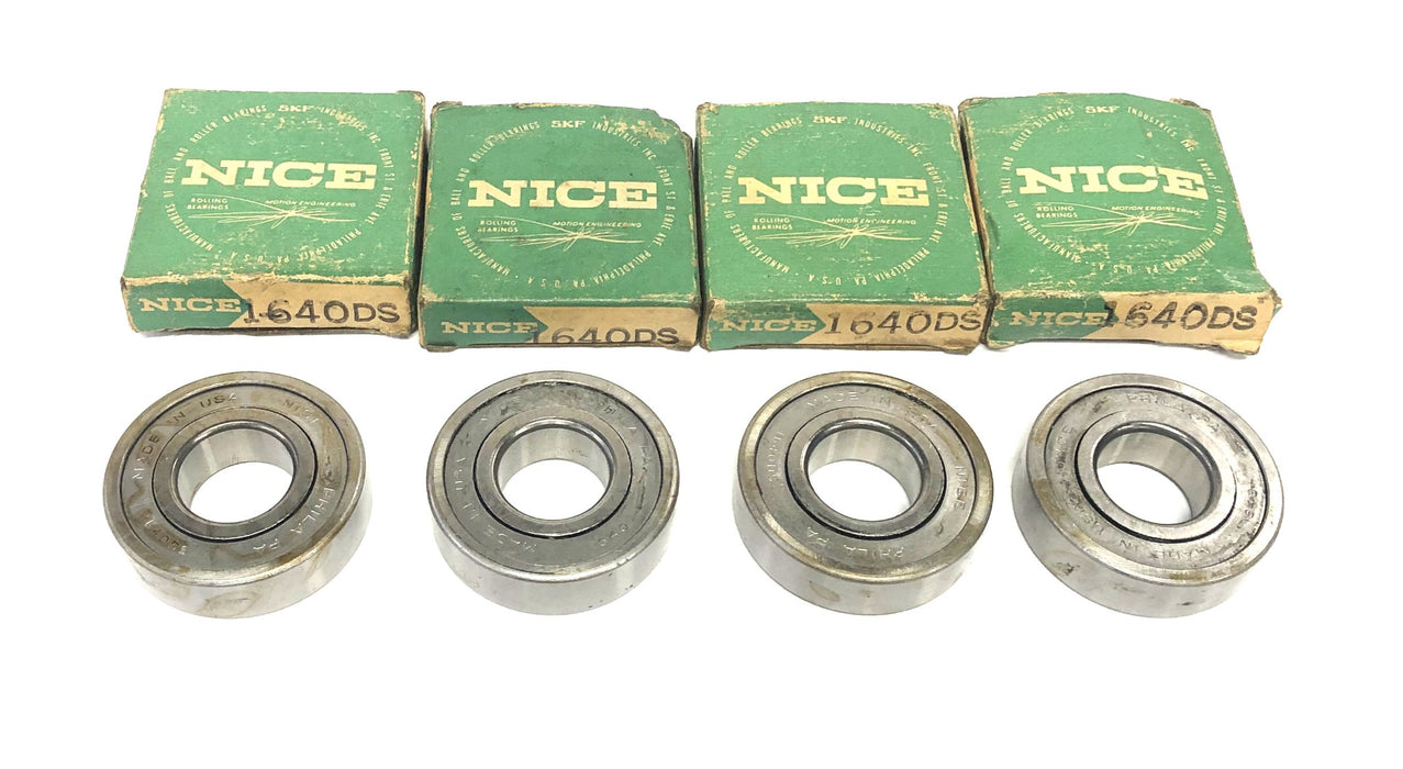 Nice Shielded Ball Bearing 1640DS [Lot of 4] NOS