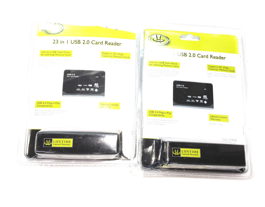Gear Head 23 in 1 Digital Card Reader CR4200 [Lot of 2] NOS