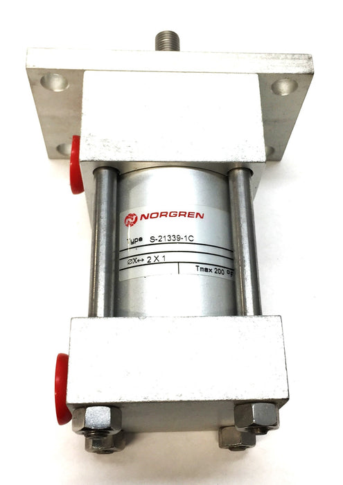 Norgren Pneumatic Cylinder with 2"Bore x 1" Stroke S-21339-1C NOS