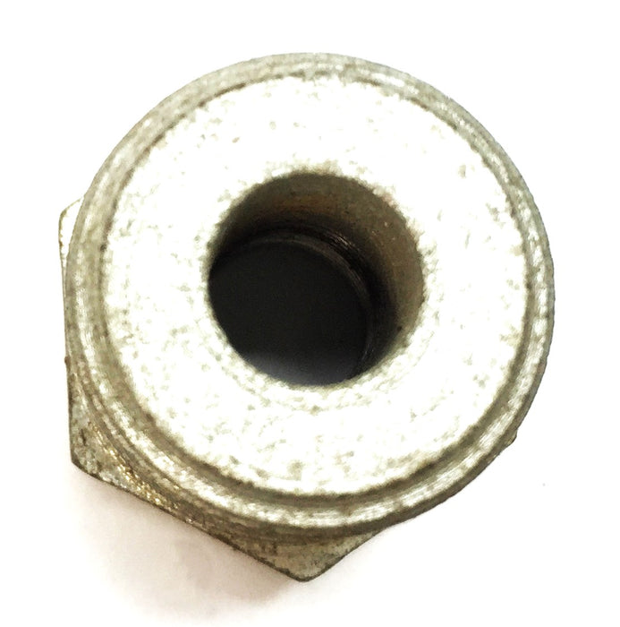UNBRANDED 1/2" MPT x 1/8" FPT Galvanized Hex Bushing [Lot of 5] NOS