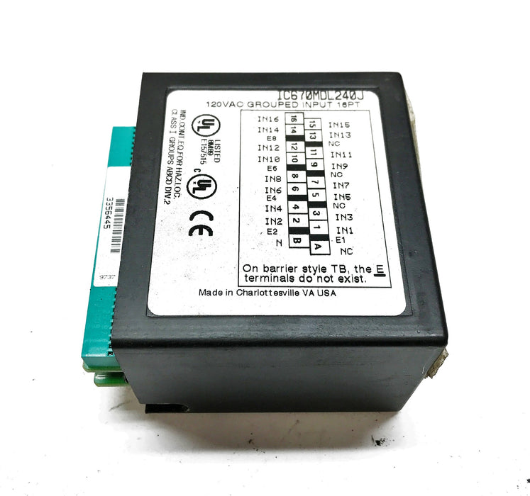 GE/Fanuc Input Module IC670MDL240J