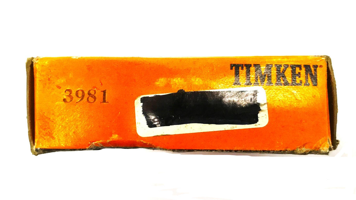 Timken Tapered Roller Bearing Cone 3981 NOS