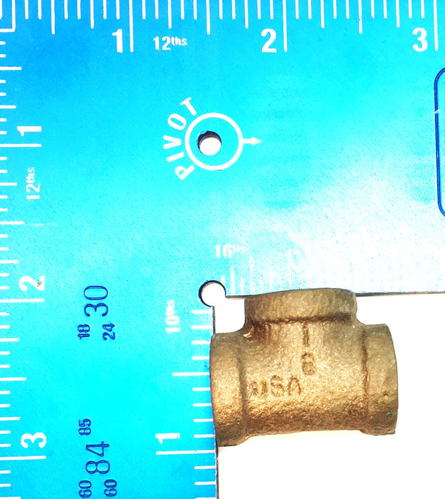 LEE 1/8" Brass Tee [Lot of 10] NOS