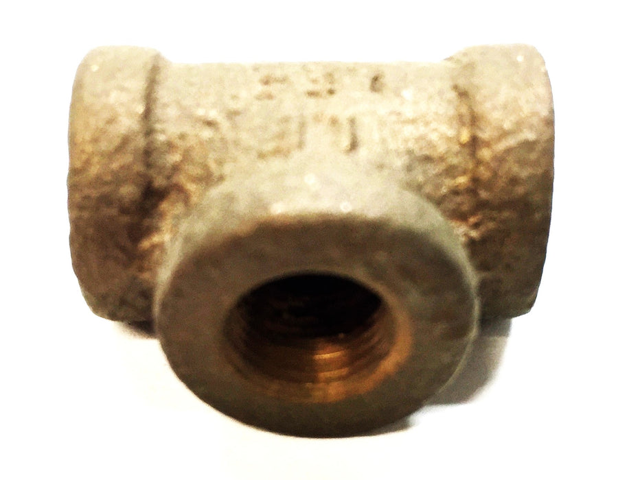 LEE 1/8" Brass Tee [Lot of 10] NOS