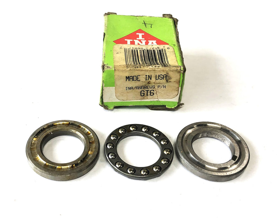 INA Ball Thrust Bearing GT6 NOS