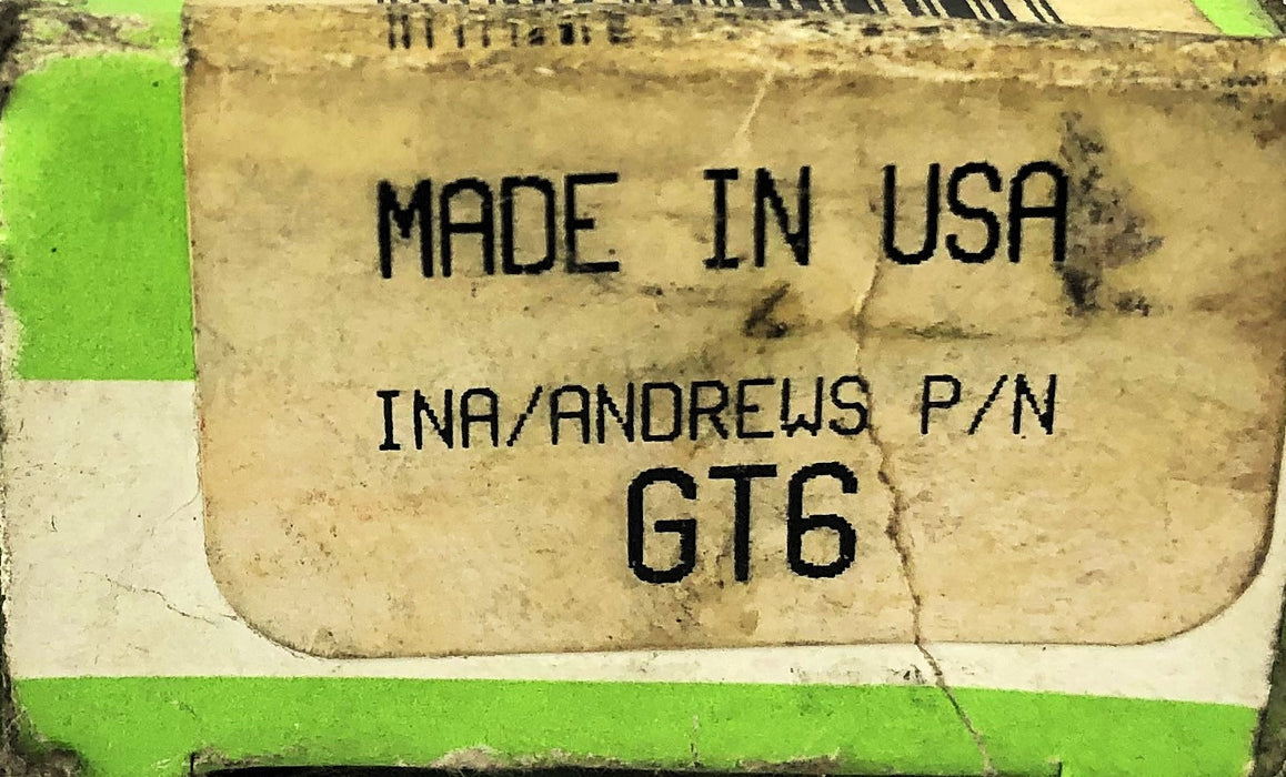 INA Ball Thrust Bearing GT6 NOS