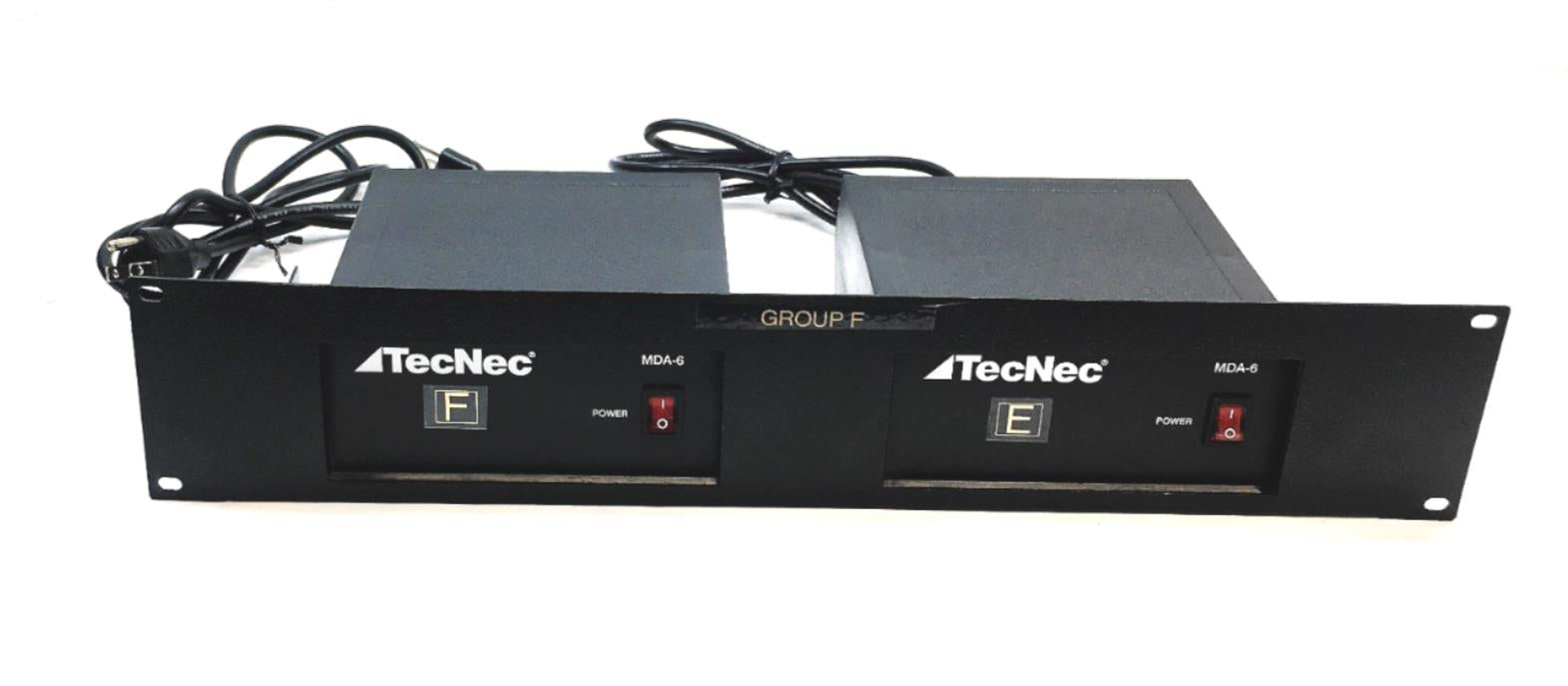TecNec 2 Piece Mounted 2X6 AV Switch Set MDA-6 USED