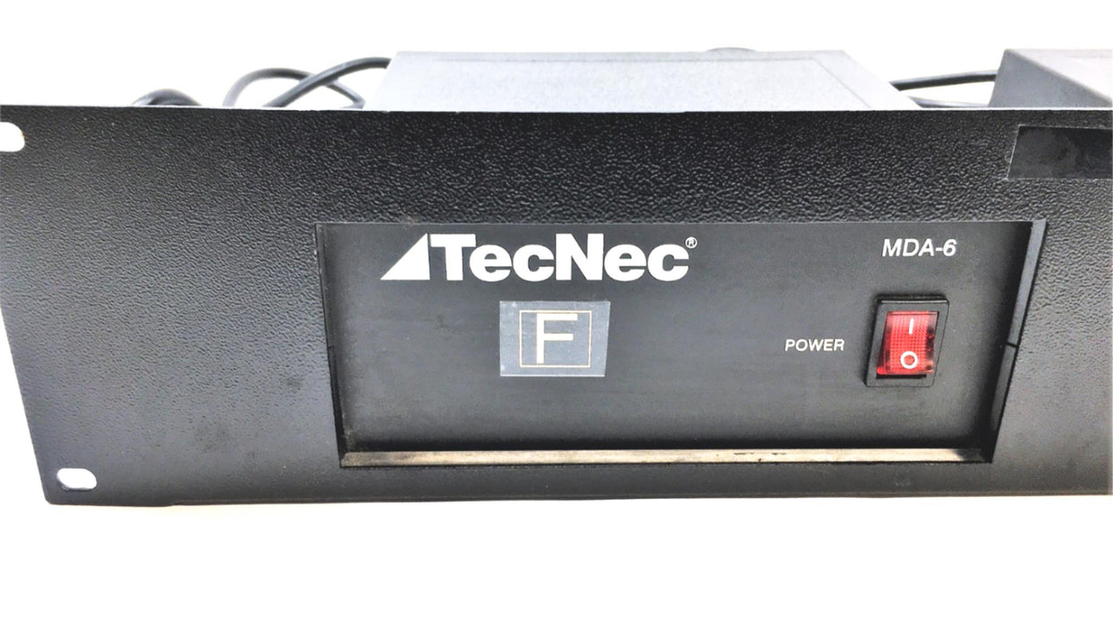TecNec 2 Piece Mounted 2X6 AV Switch Set MDA-6 USED