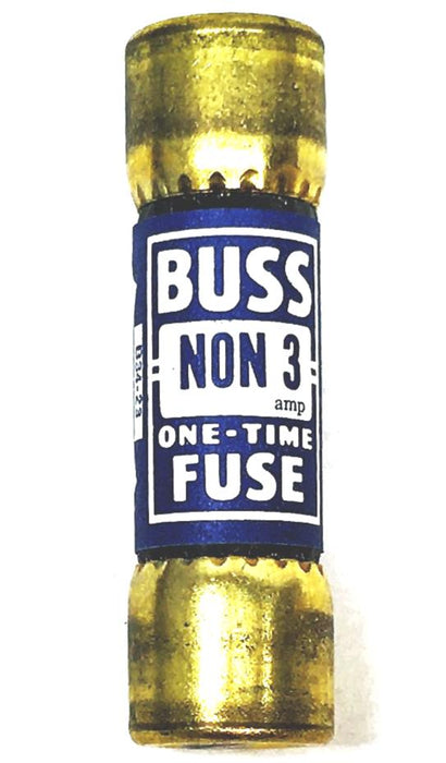 Bussman One Time 250V Fuse NON3 [Lot of 8] NOS