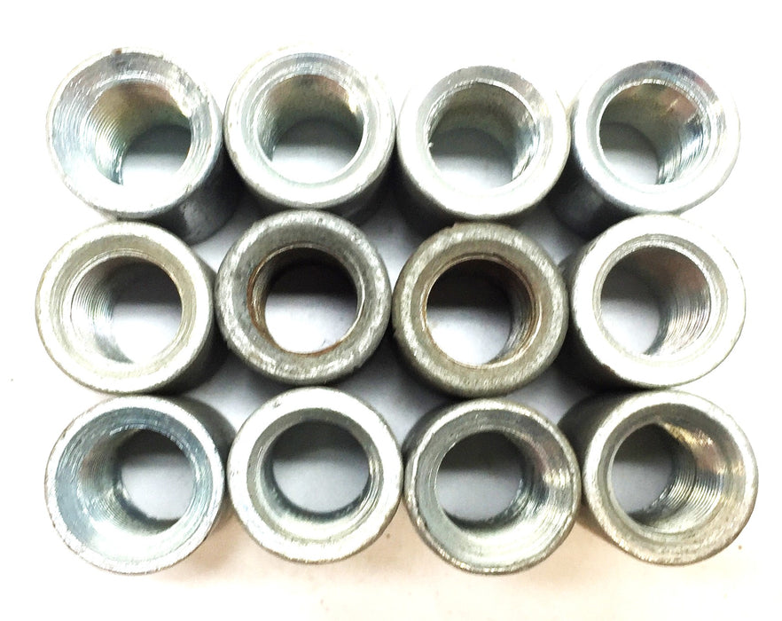 UNBRANDED 1/8" Galvanized Coupling [Lot of 12] NOS