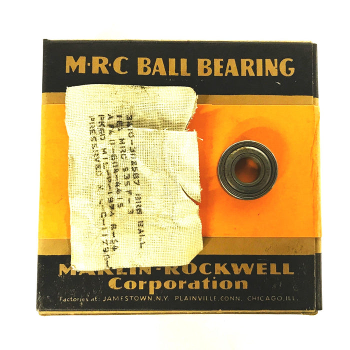 MRC Single Row Ball Bearing 3400-302587 (S3SF-3) NOS