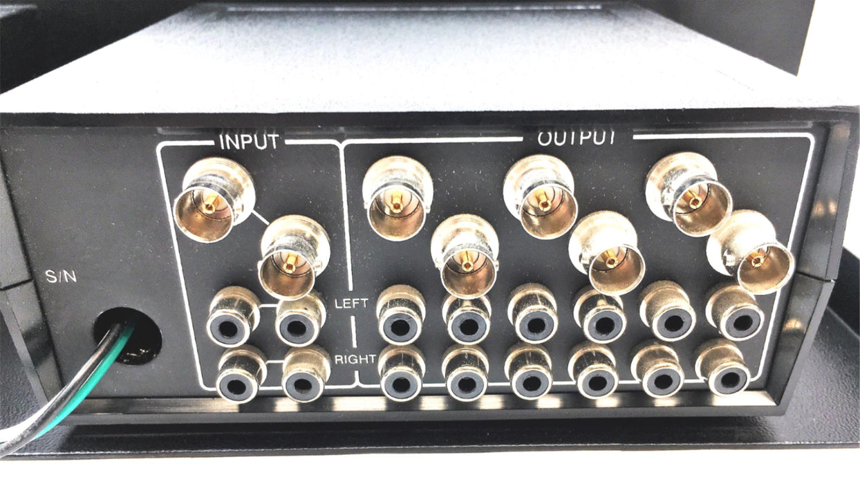 TecNec 2 Piece Mounted 2X6 AV Switch Set MDA-6 USED
