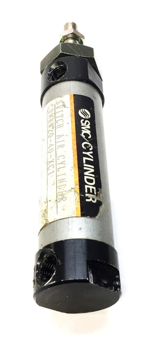 SMC Pneumatic Round Cylinder CDMBN20-40-XC1 USED