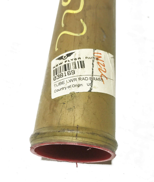 New Flyer/Riker Lower Radiator Brass Tube 038169 NOS