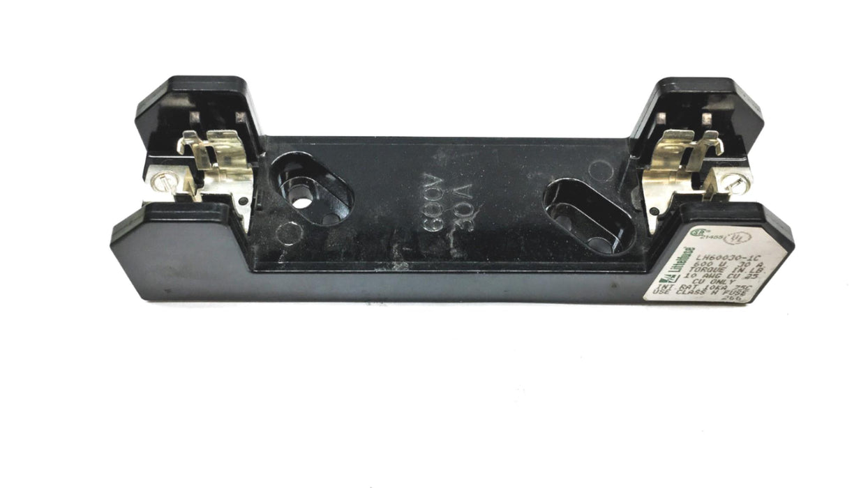 Littelfuse 600V 30A Fuse Holder LH60030-1C NOS
