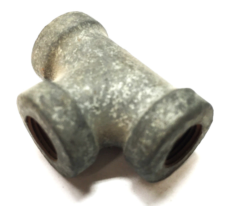 UNBRANDED 1/8" Galvanized Tee [Lot of 6] NOS