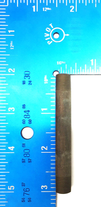 UNBRANDED 1/8" x 3" Brass Nipple [Lot of 10] NOS