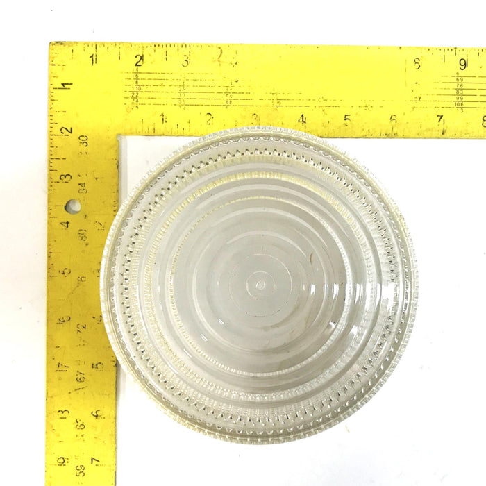 Unbranded 5 inch x 4 inch Clear Dome Lens 111-0074 [Lot of 2] NOS