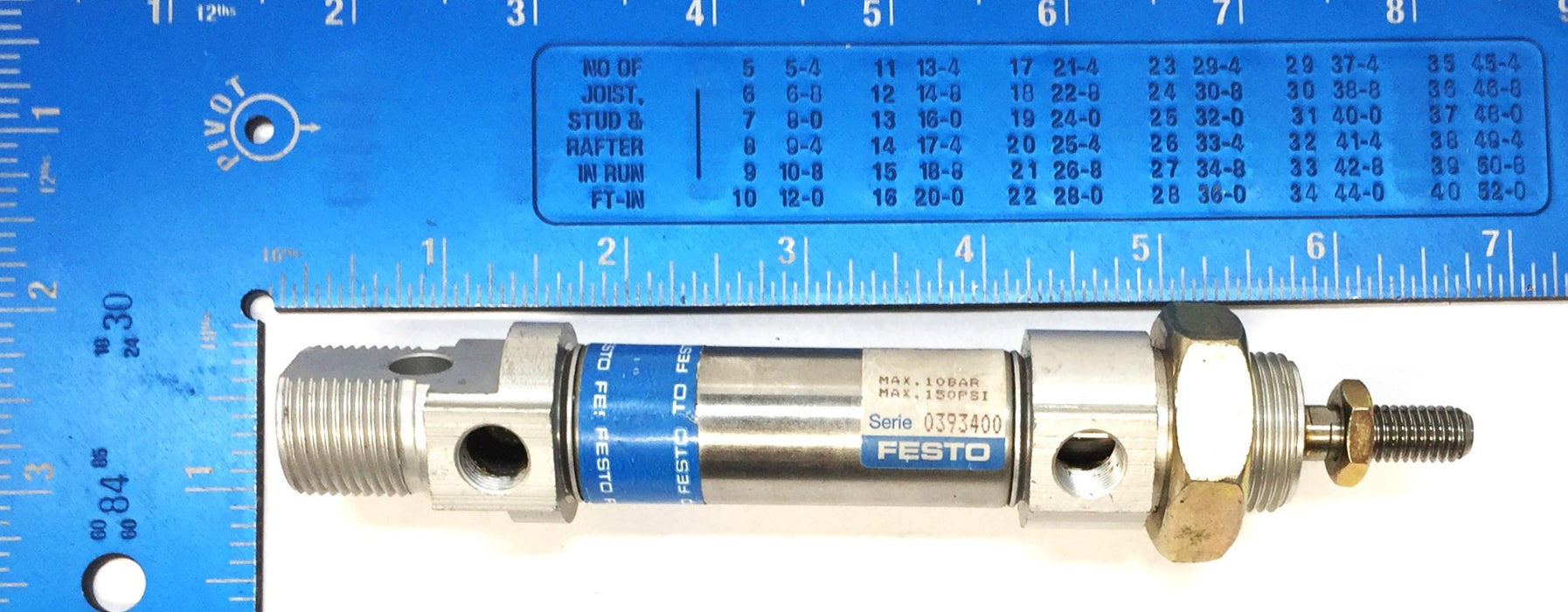Festo Pneumatic Round Cylinder DSN-20-25P USED